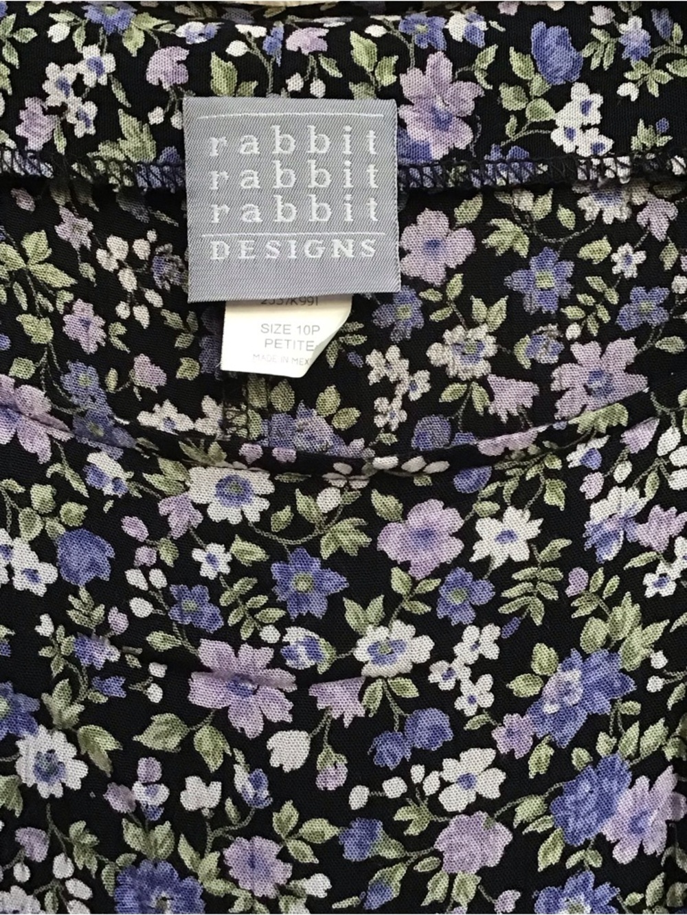 Rabbit Rabbit Rabbit Designs Vintage Floral Sleeveless Maxi Dress - Picture 3 of 6